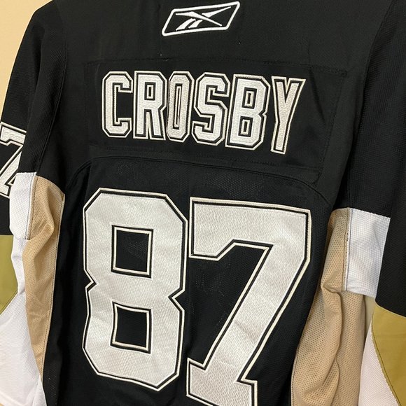 Reebok Sidney Crosby 87 Pittsburgh Penguins NHL Jersey - Men's Size 50 - Picture 7 of 13